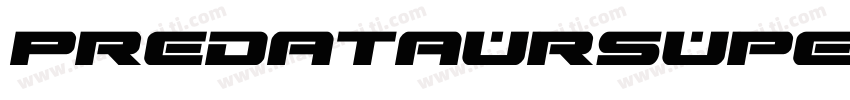 PredataurSuper Italic字体转换
